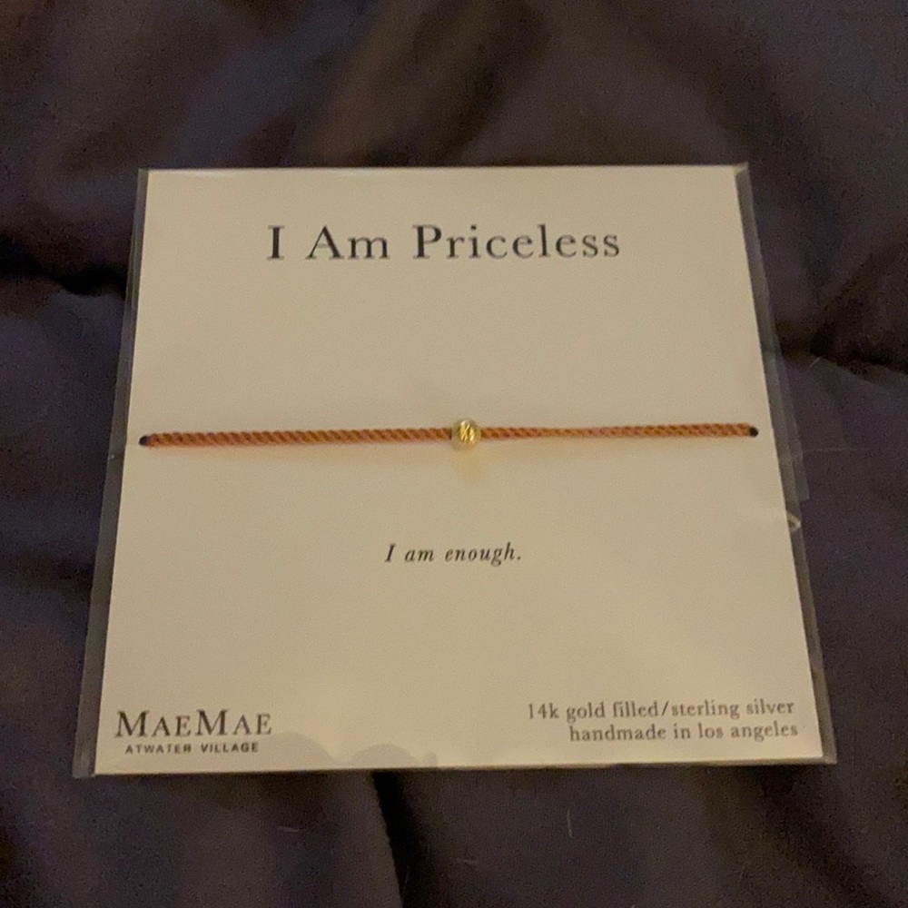Mae Mae I am priceless bracelet